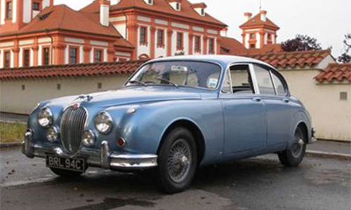 Jaguar MК - свадьба в Чехии