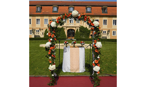 Букеты и украшения Евгении - свадьба в Чехии