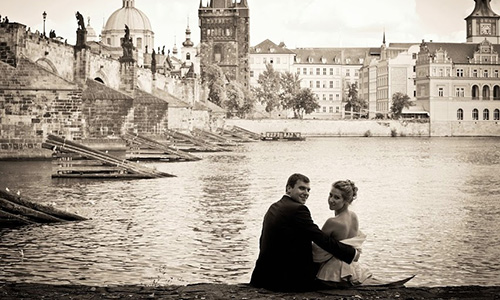 Фотографии Мартина Крала - свадьбы в Праге
