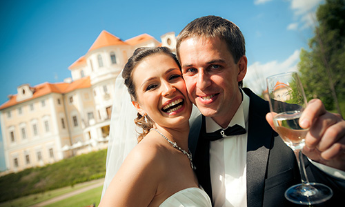 Шато Барокко - символическая свадьба в Чехии