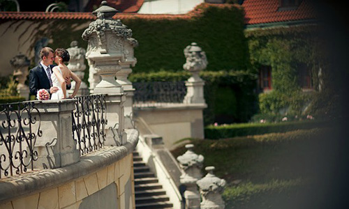 Вртбовские сады - символическая свадьба в Чехии