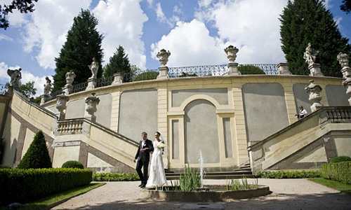 Вртбовские сады - символическая свадьба в Чехии