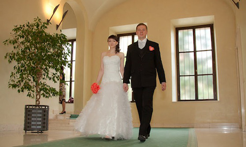 Нусельская Ратуша - свадьба в Праге