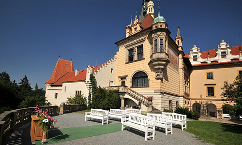 Замок Пругонице - свадьба в Чехии