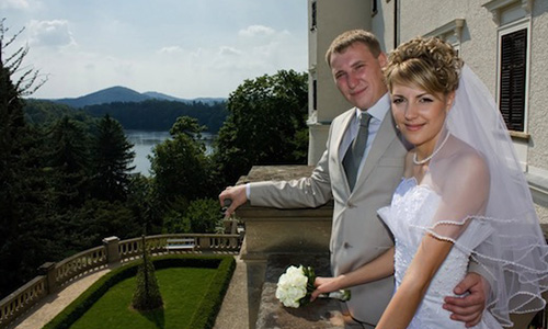 Конопиште - свадьба в замке Чехии