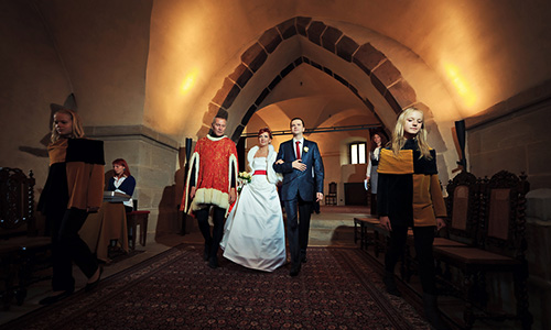 Кривоклат - свадьбы в замках Чехии