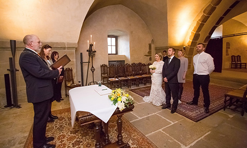 Кривоклат - свадьбы в замках Чехии