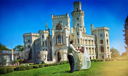 Лоучень - свадьба в замке Чехии