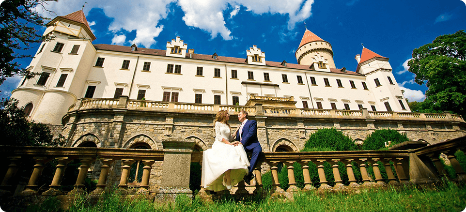 Конопиште - свадьба в Праге