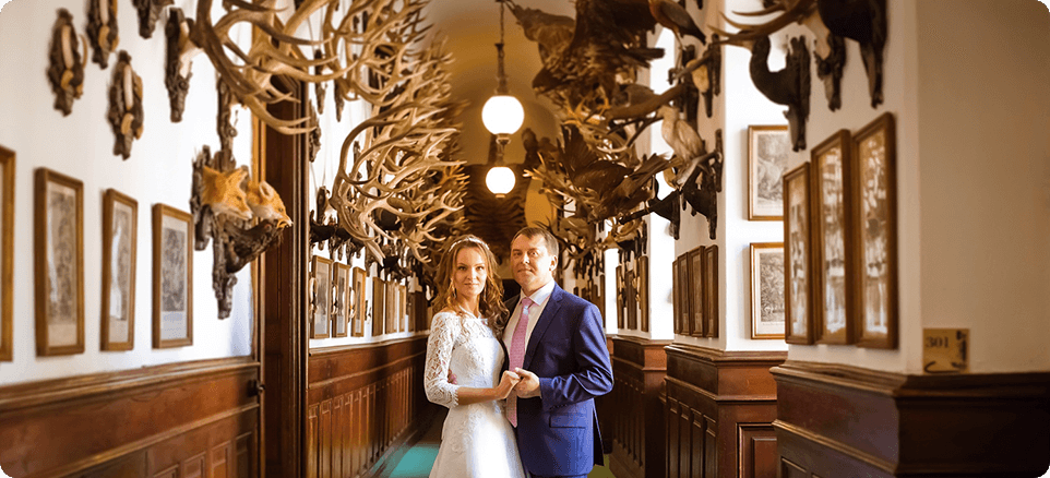 Конопиште - свадьба в Праге