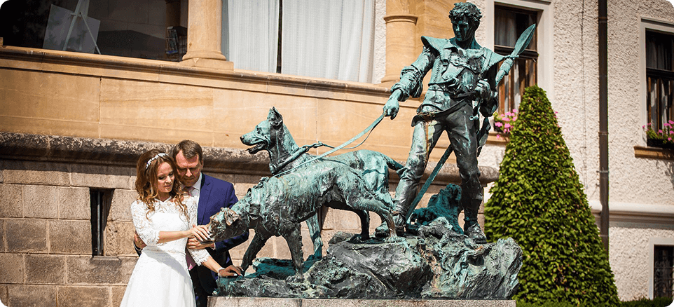 Конопиште - свадьба в Праге