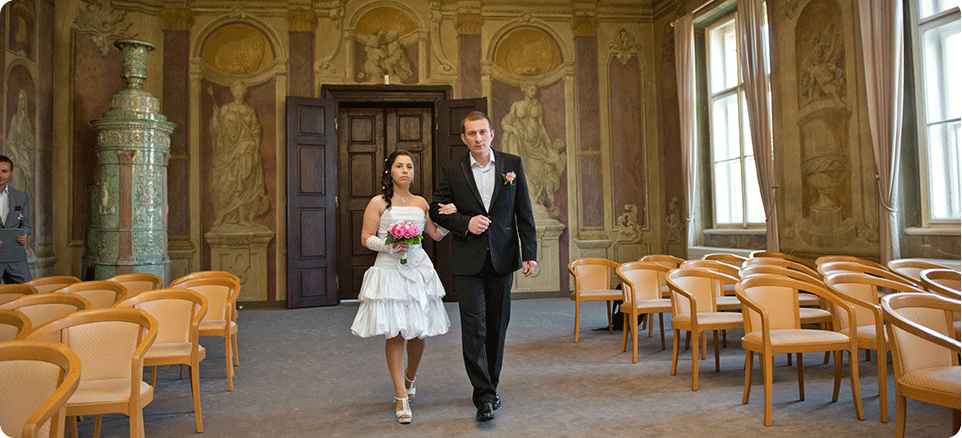 Либеньский замок - свадьба в Праге