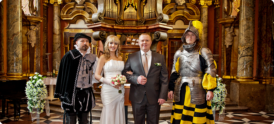 Клементинум - символические свадьбы в Чехии Клементинум - символические свадьбы в Чехии