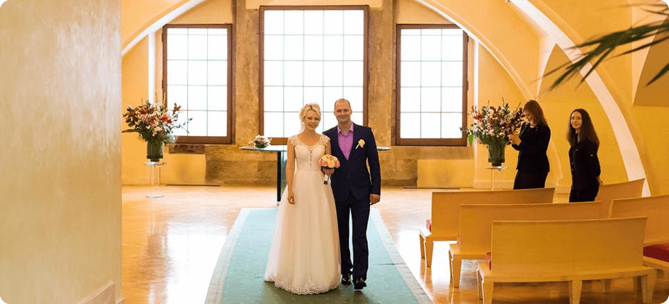 Староместская Ратуша - свадьба в Чехии