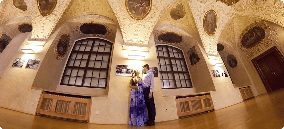 Старогородской зал Барокко - свадьба в Праге