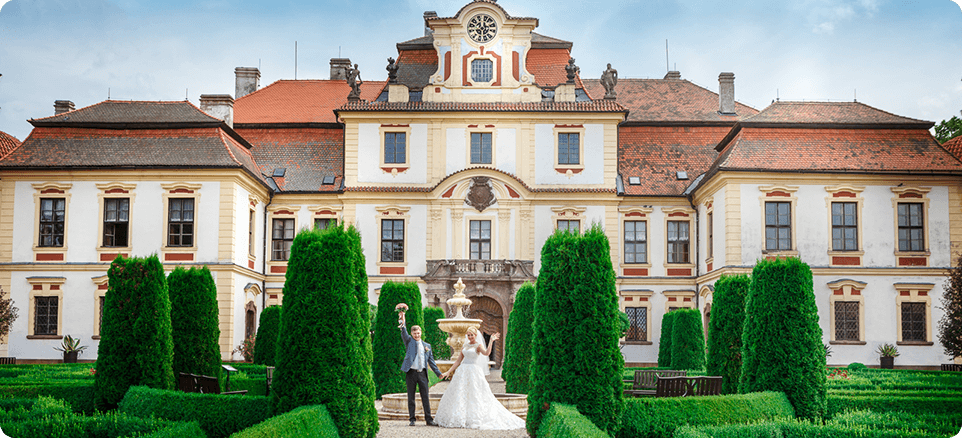 Замок Емниште - свадьба в Праге