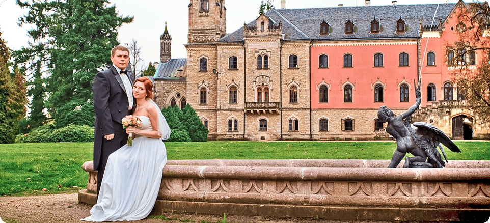 Замок Сихров - свадьба в Праге Замок Сихров - свадьба в Праге