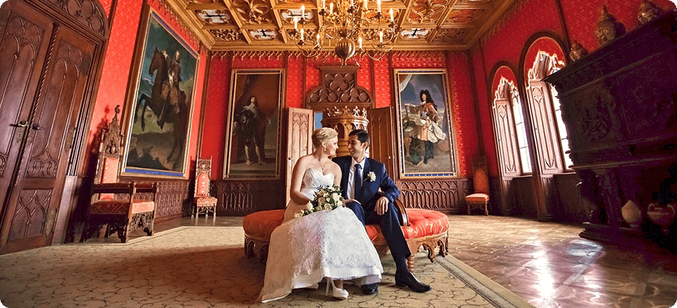 Замок Сихров - свадьба в Праге Замок Сихров - свадьба в Праге