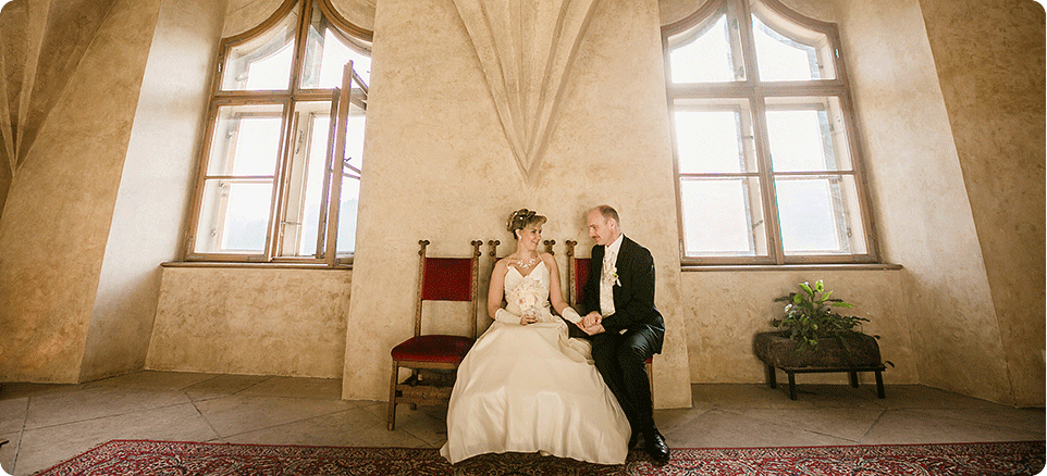 Замок Карлштейн - свадьба в Праге Замок Карлштейн - свадьба в Праге