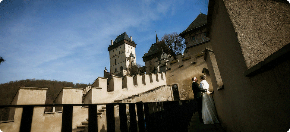 Замок Карлштейн - свадьба в Праге Замок Карлштейн - свадьба в Праге